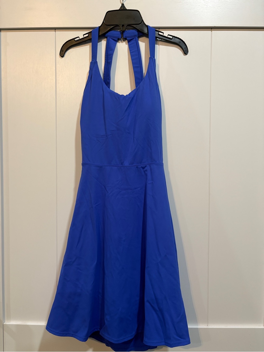 HALARA Blue Strapless Fit & Flare Dress